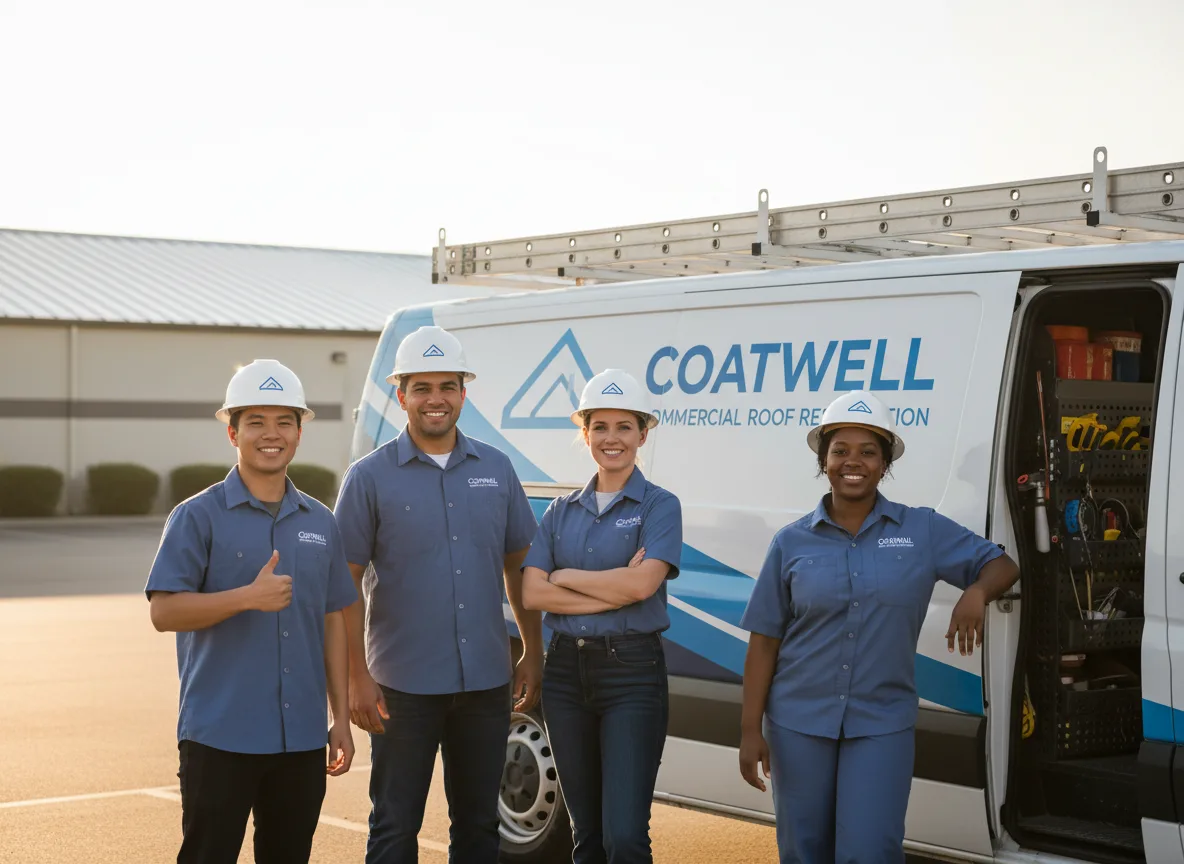 Commercial roof coating company in Winfield, TX